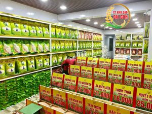 Cửa hàng gạo, đại lý gạo thuộc hệ thống Kho Gạo Sài Gòn