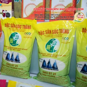 Gạo ST25 Ông Cua chính hãng (bao bì mới nhất)