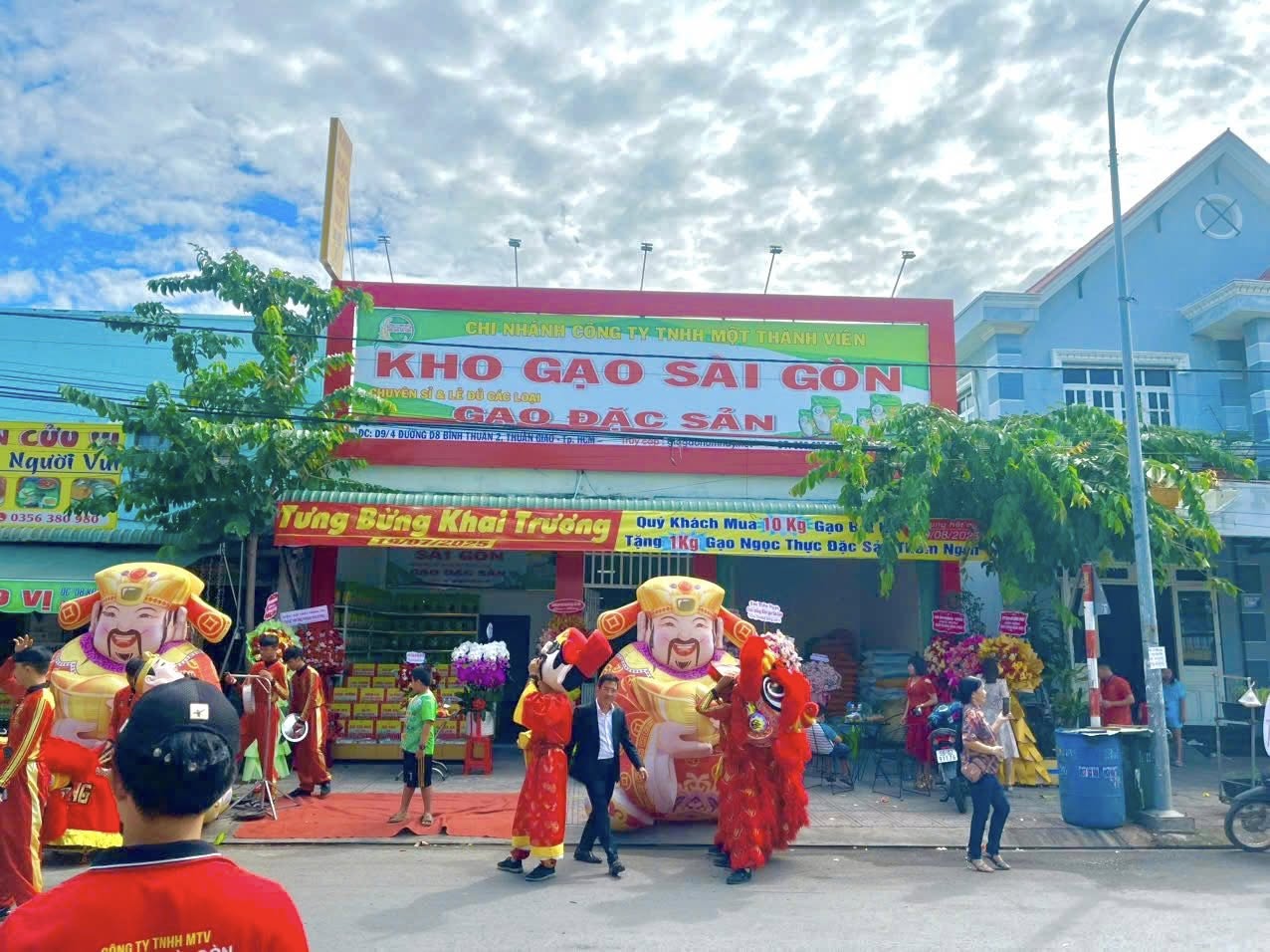 Vựa gạo Bình Dương của công ty Kho gạo Sài Gòn
