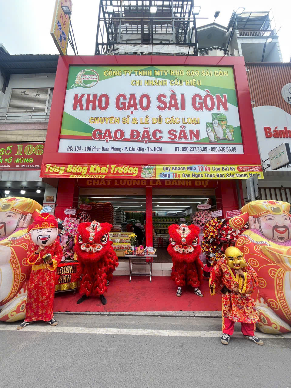 Cửa hàng đại lý gạo Phú Nhuận của Kho gạo Sài Gòn